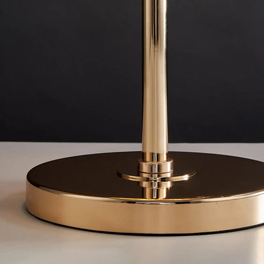 Lampe de table géométrique en cristal glamour