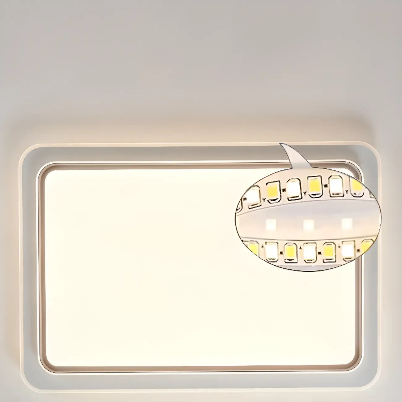 Plafonnier LED moderne à 3 lumières pour usage résidentiel
