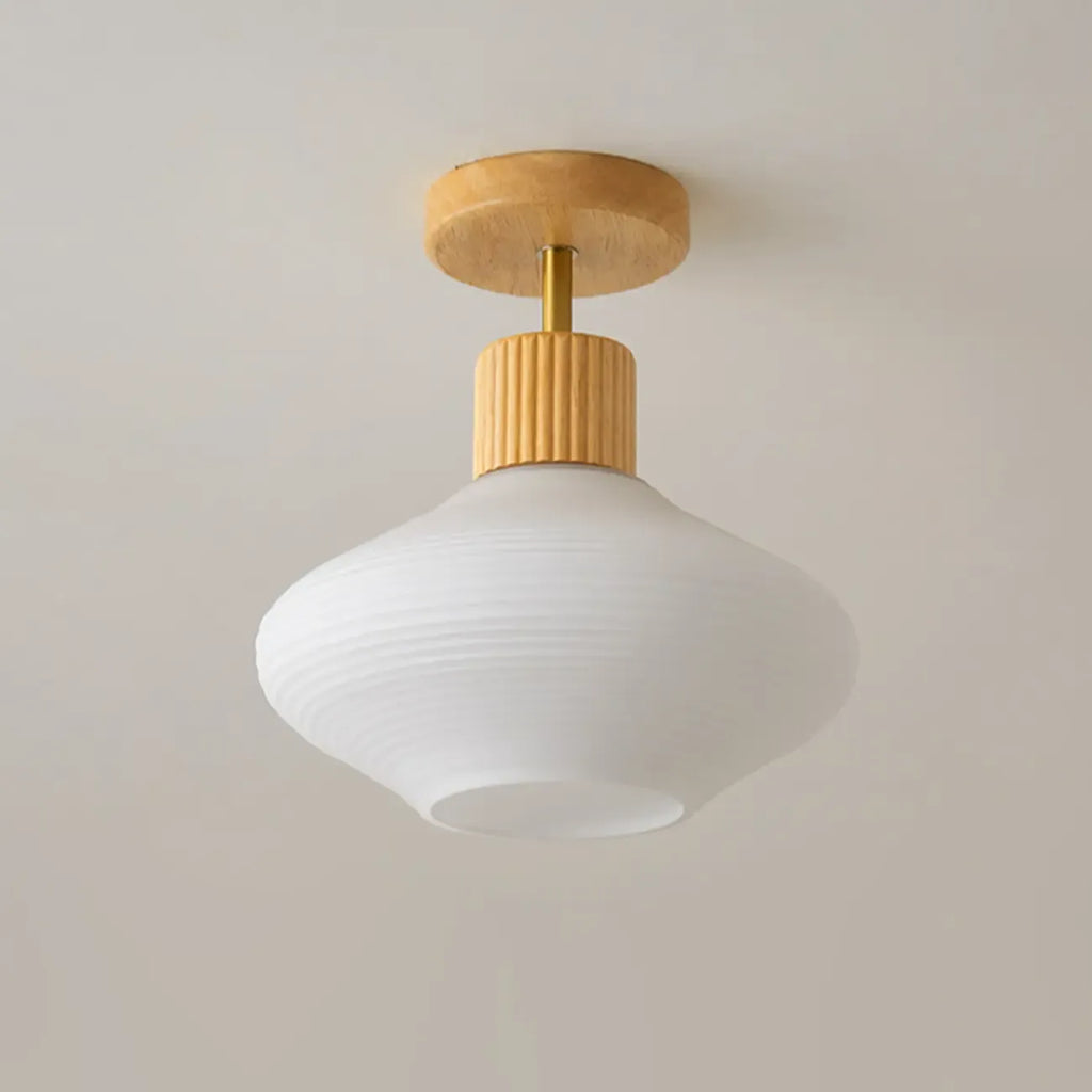 Plafonnier semi-encastré moderne de 5 à 9 pouces pour salon