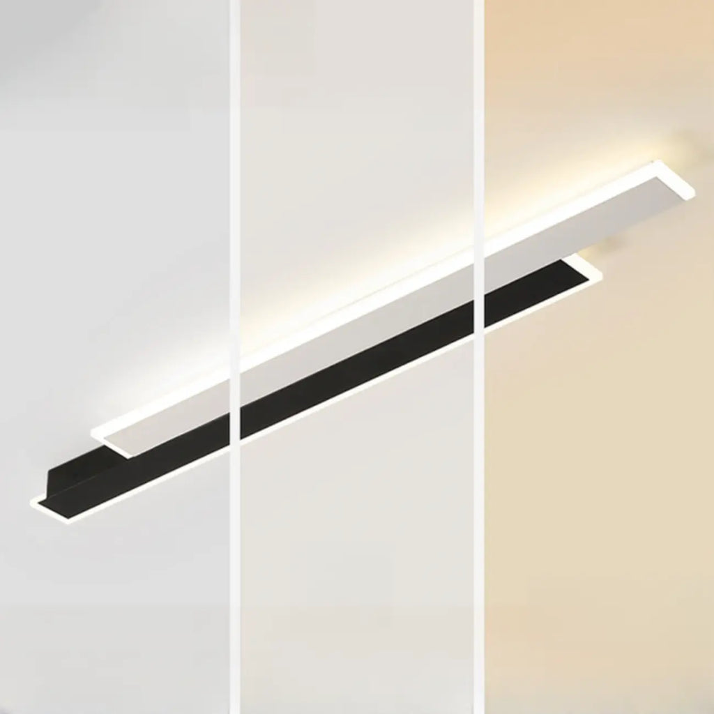 Plafonnier encastré linéaire en acrylique pour salon