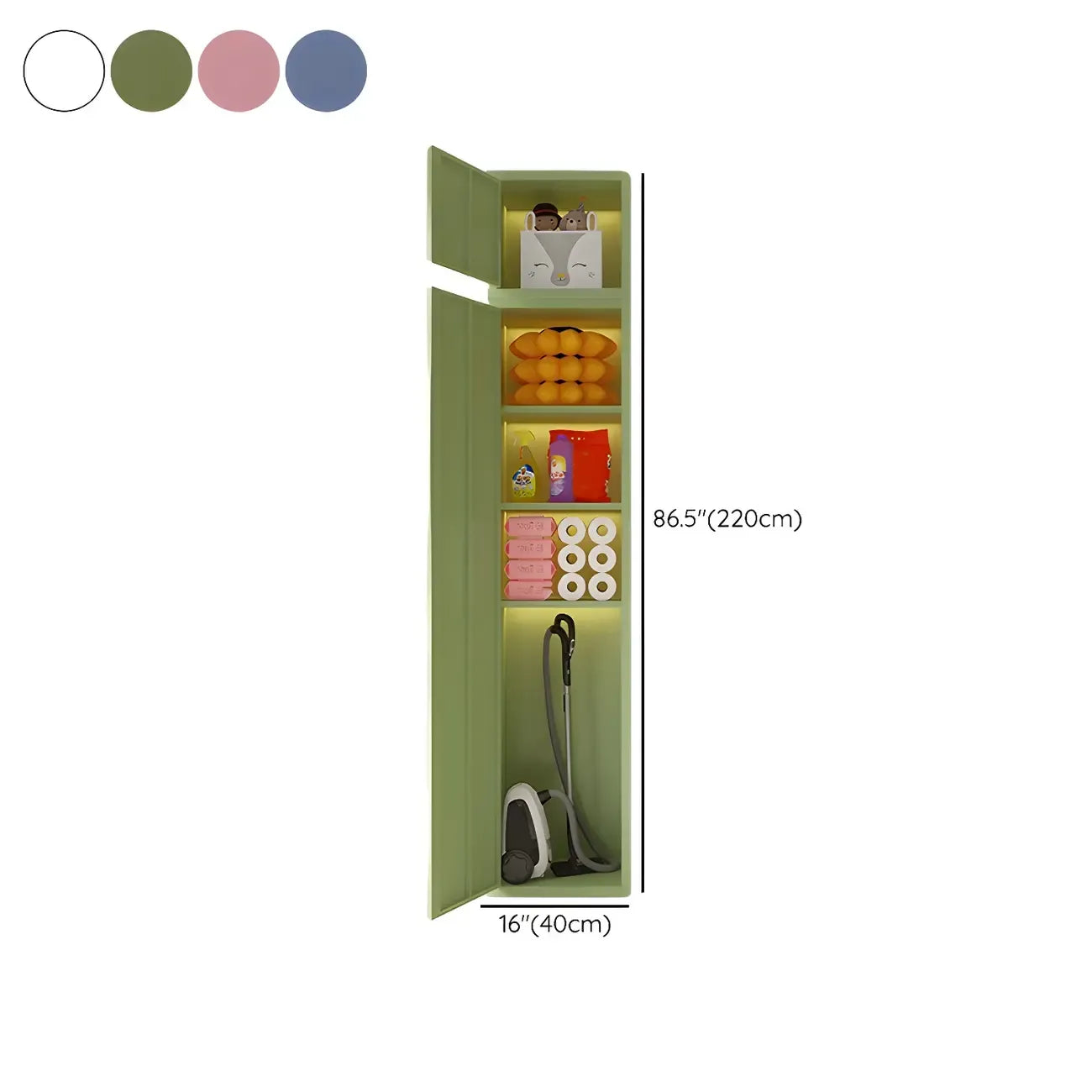 Meuble d'appoint rectangulaire blanc pour le rangement de la maison, style moderne