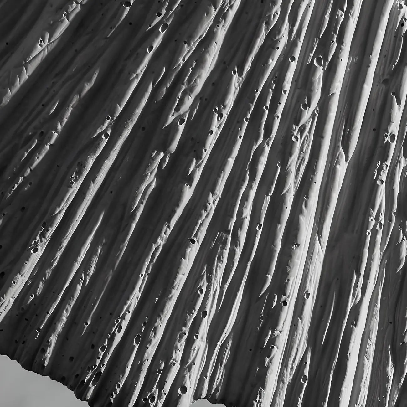 Suspension en bois gris avec motif de feuille de ginkgo pour salon