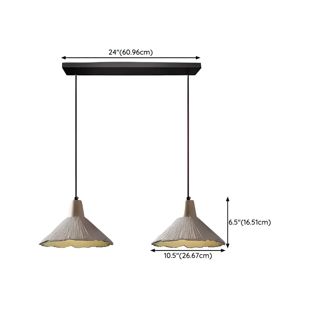 Suspension en bois gris avec motif de feuille de ginkgo pour salon