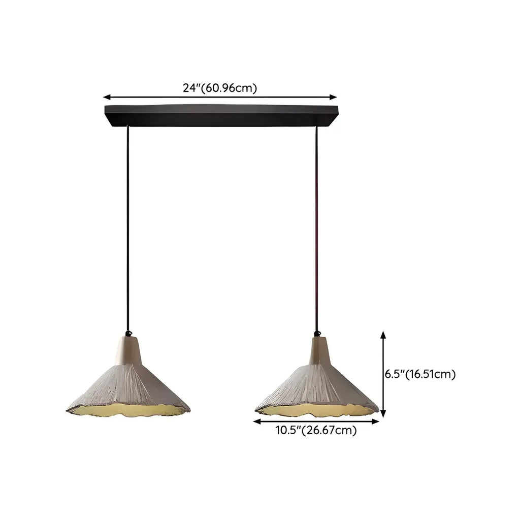 Suspension en bois gris avec motif de feuille de ginkgo pour salon