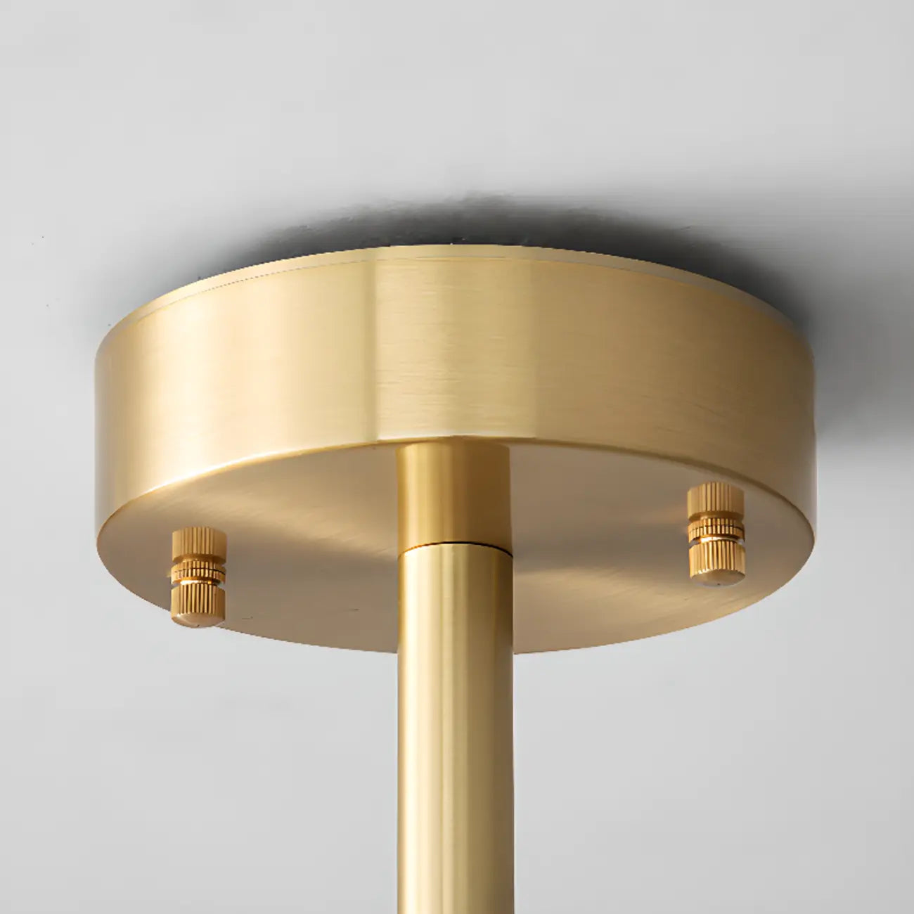 Lustre moderne à 3 niveaux en verre nuageux pour salon