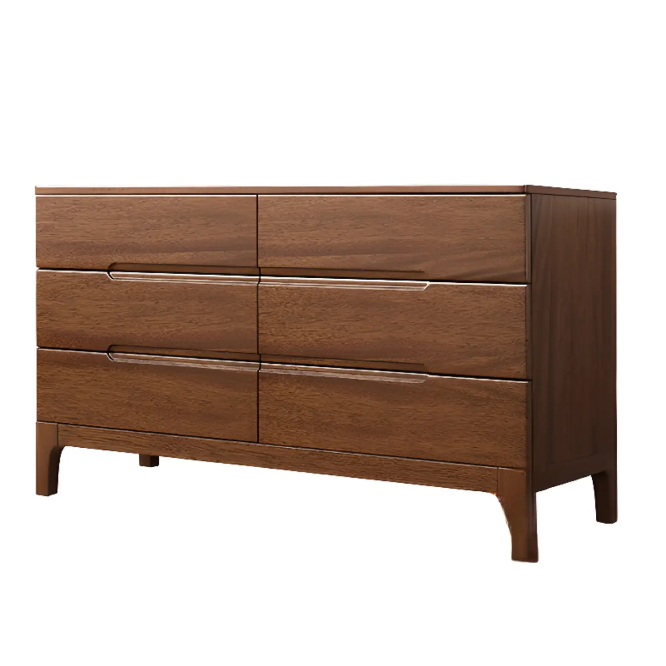 Commode contemporaine en bois à 5 tiroirs