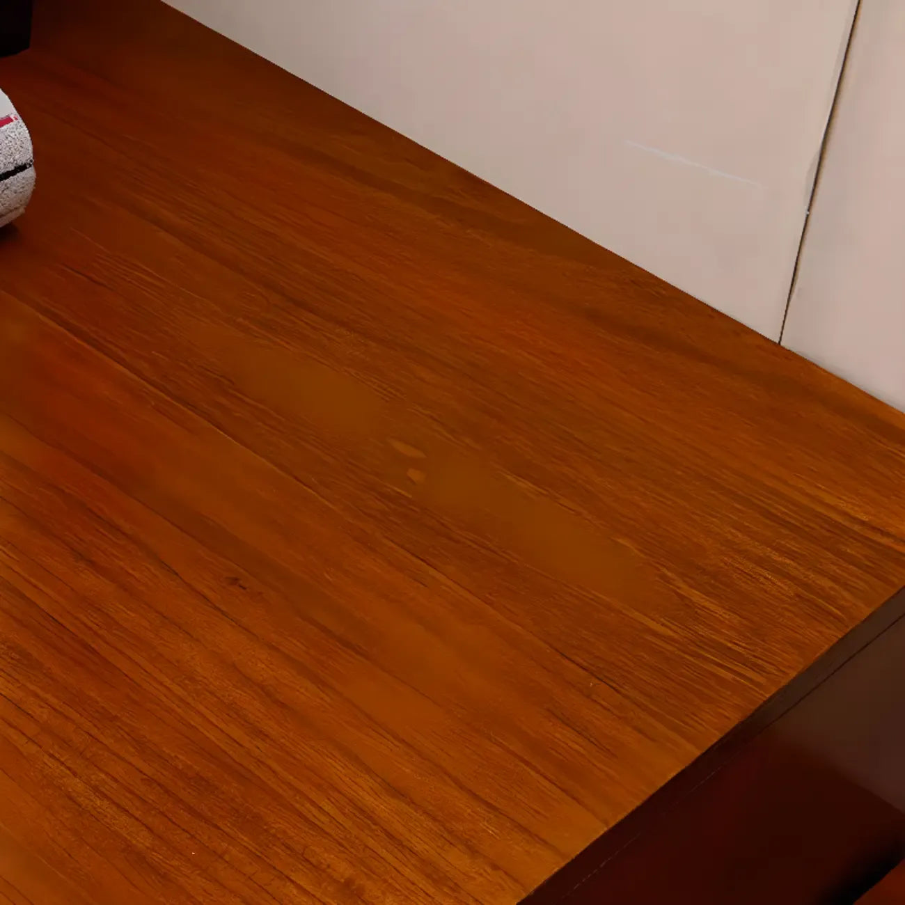 Commode double en bois naturel avec tiroir verrouillable