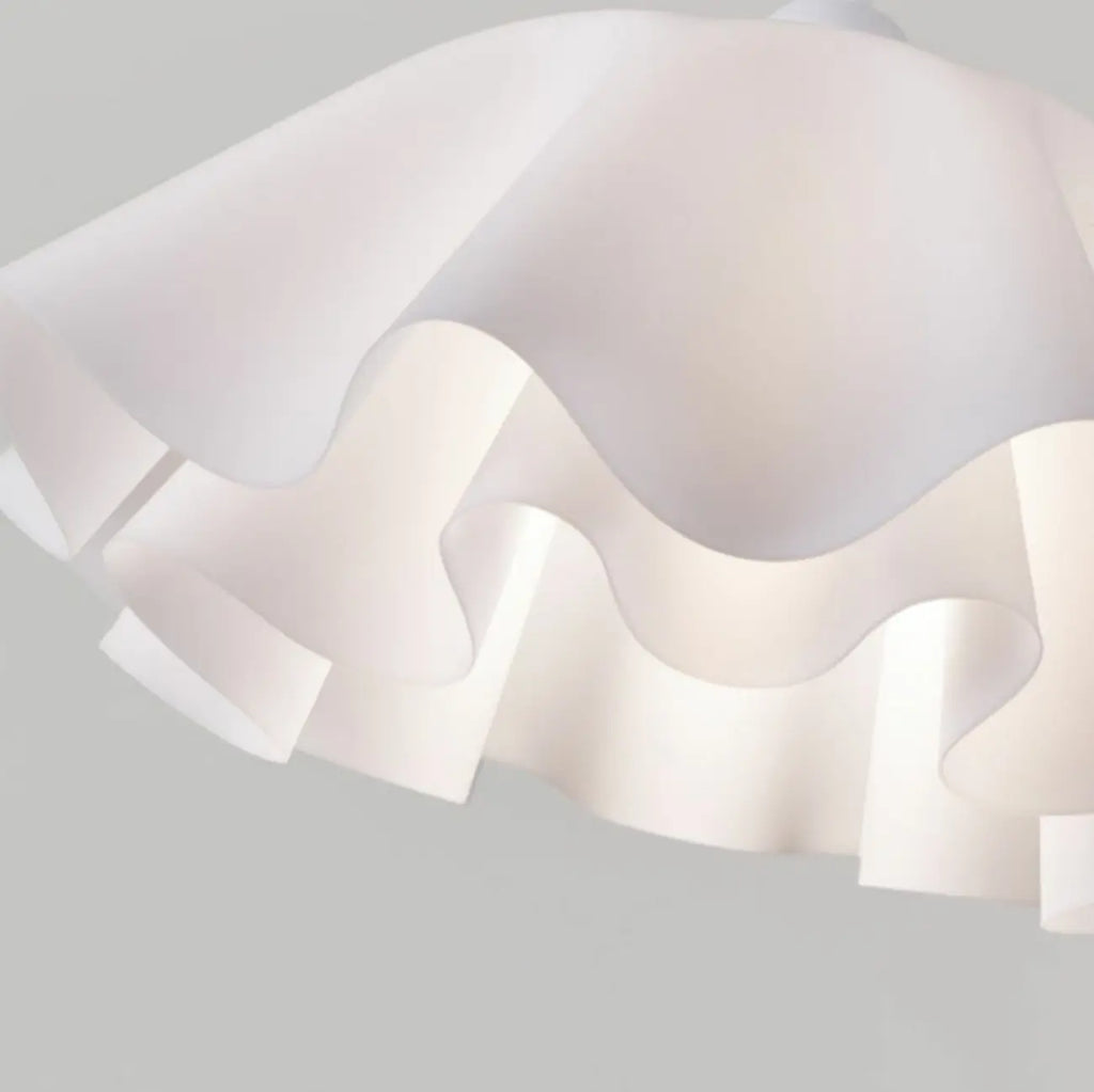 Plafonnier semi-encastré élégant en acrylique pour salon