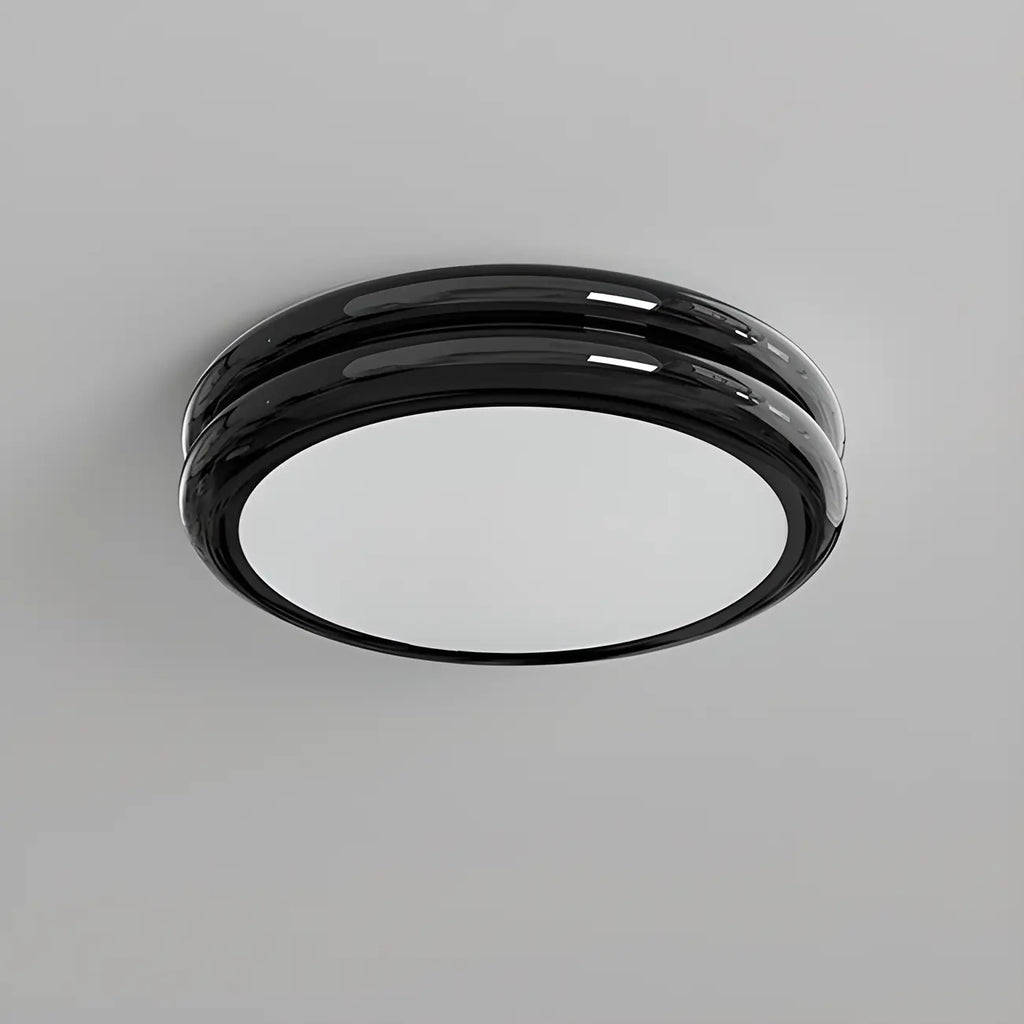 Plafonnier LED circulaire encastré à intensité variable pour salon