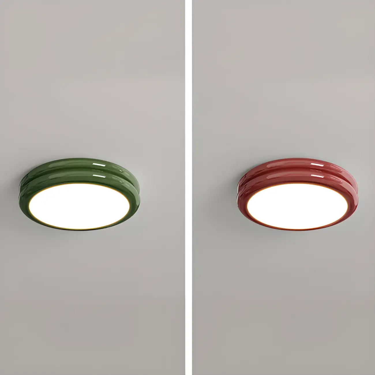 Plafonnier LED circulaire encastré à intensité variable pour salon