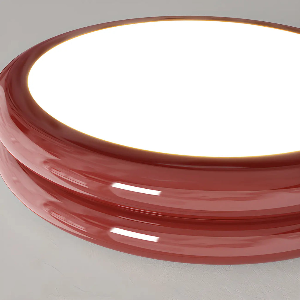 Plafonnier LED circulaire encastré à intensité variable pour salon