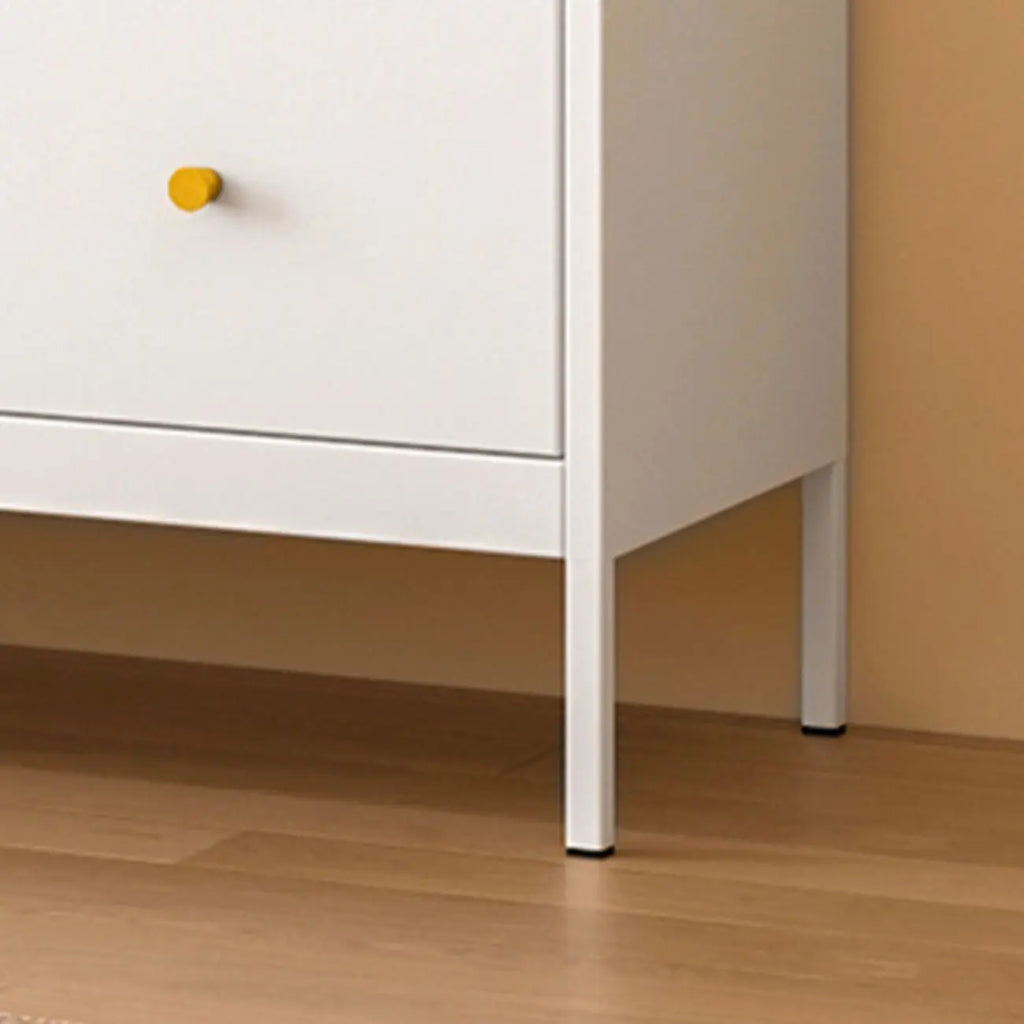 Commode double traditionnelle en acier brillant pour chambre à coucher