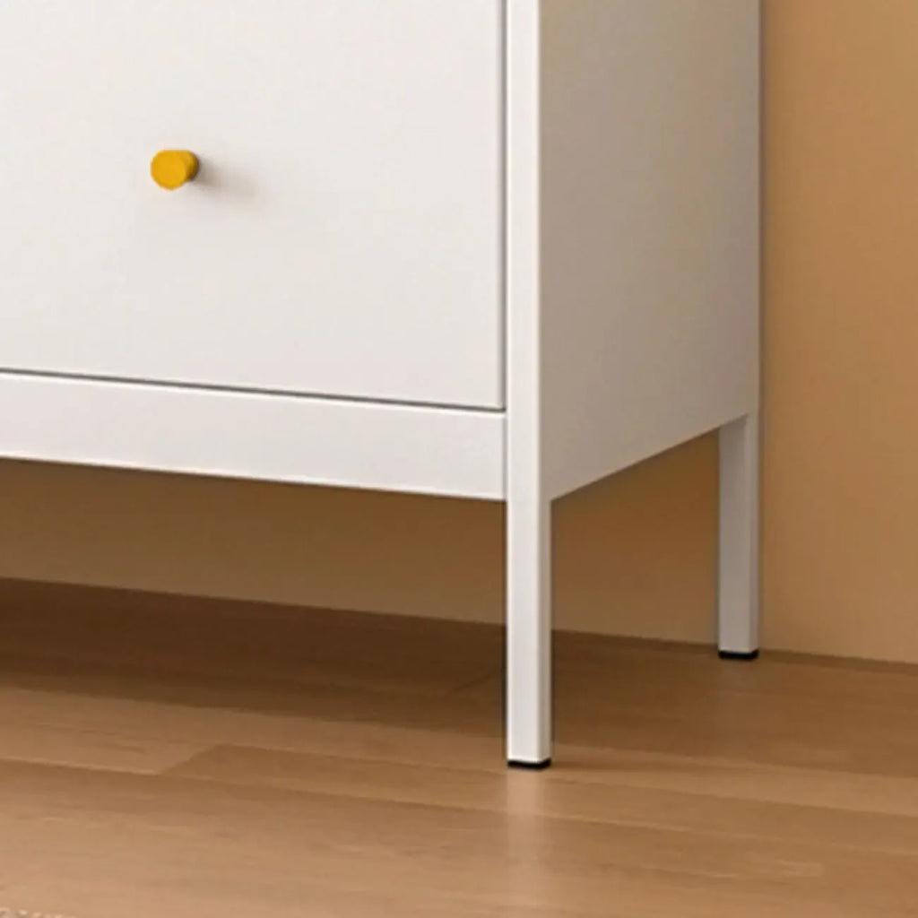 Commode double traditionnelle en acier brillant pour chambre à coucher