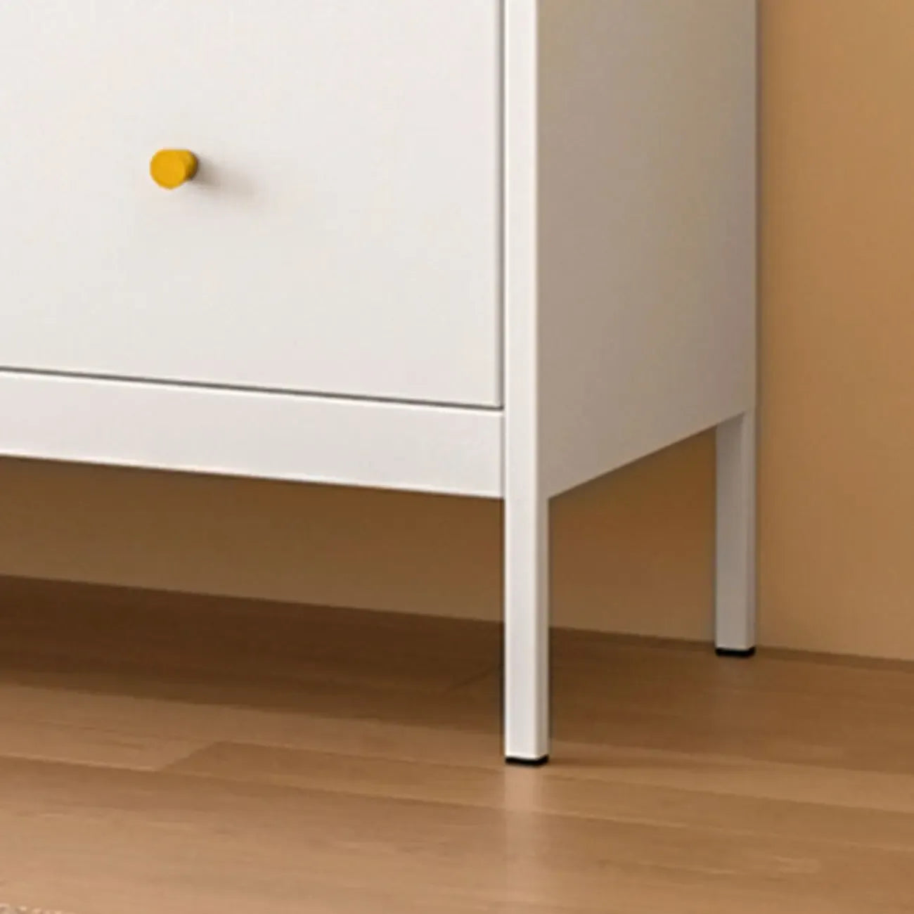 Commode double traditionnelle en acier brillant pour chambre à coucher