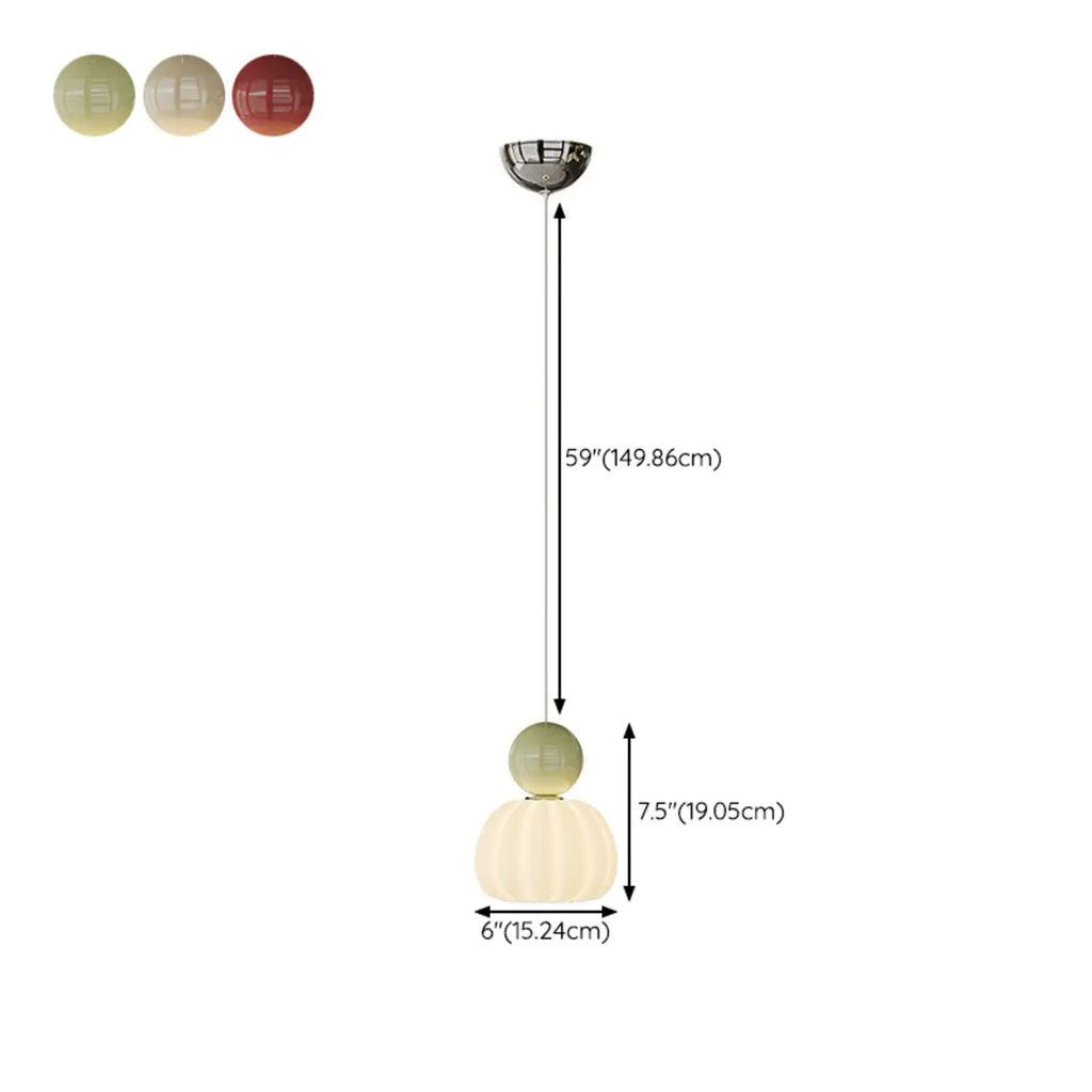 Suspension crème en format mini pour chambre à coucher