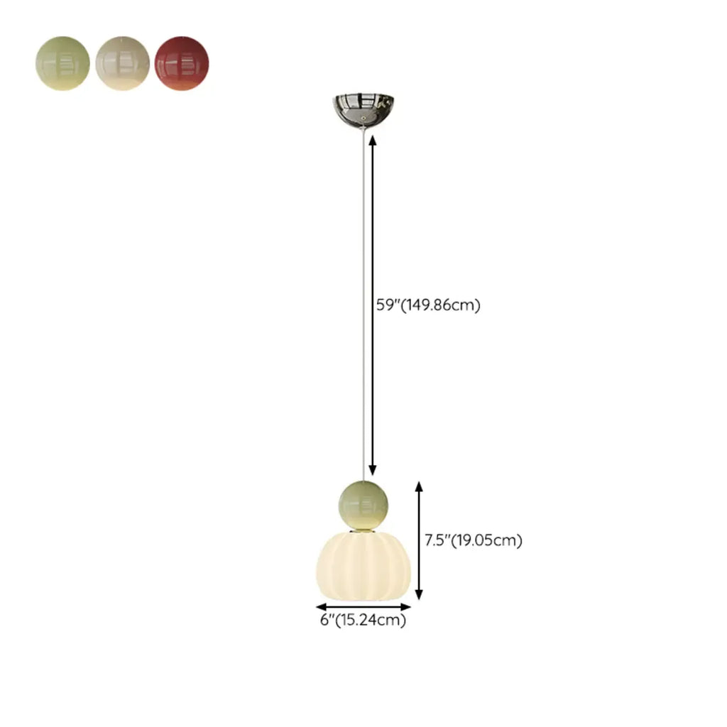 Suspension crème en format mini pour chambre à coucher