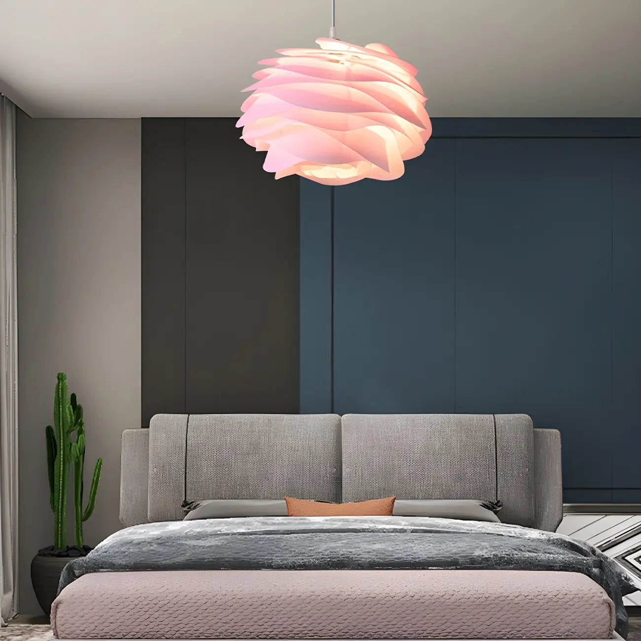 Suspension LED moderne pour chambre à coucher avec longueur réglable