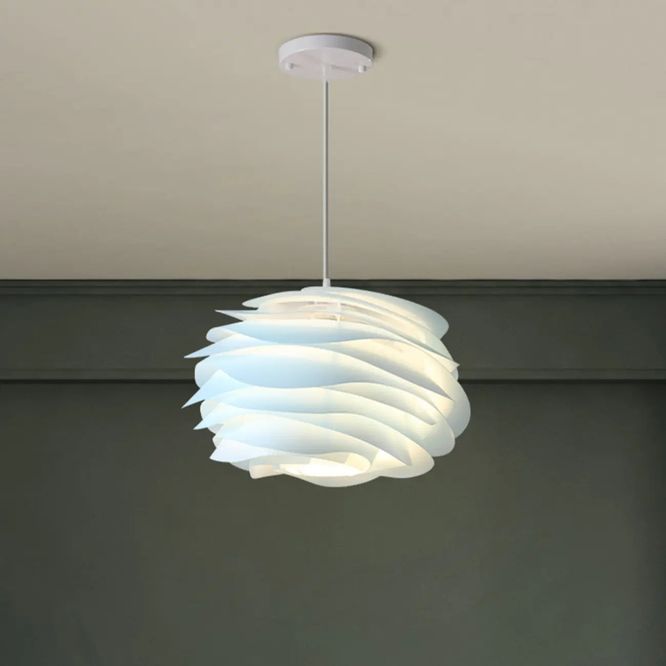 Suspension LED moderne pour chambre à coucher avec longueur réglable