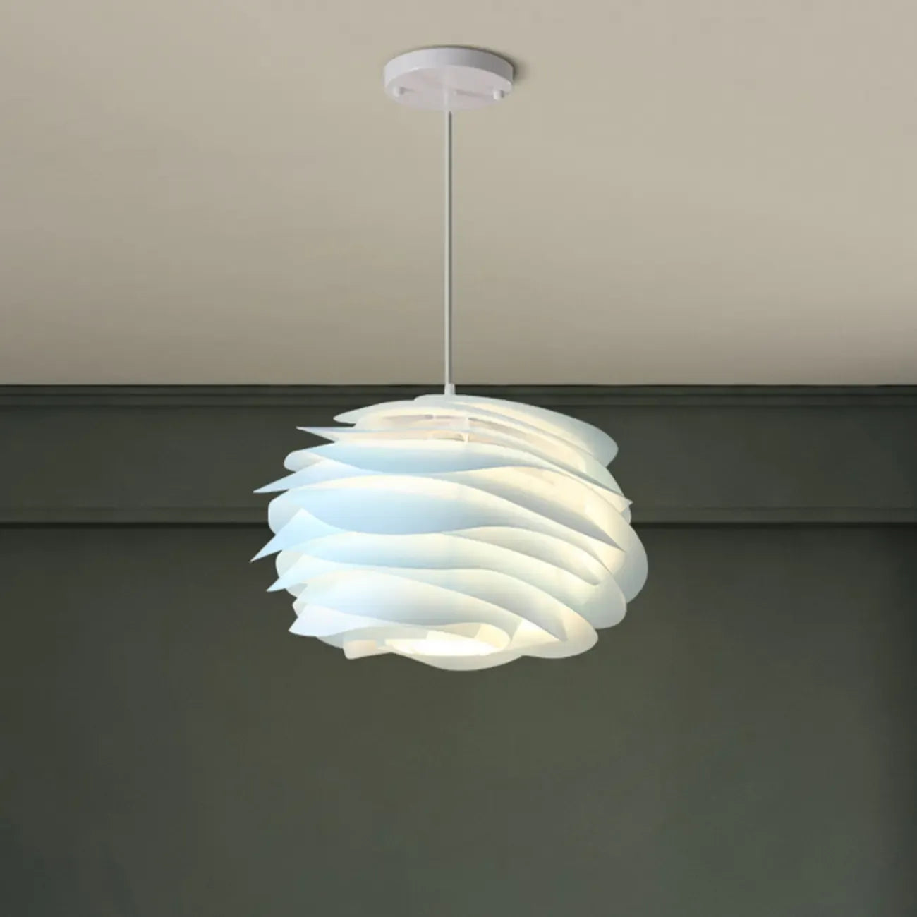Suspension LED moderne pour chambre à coucher avec longueur réglable