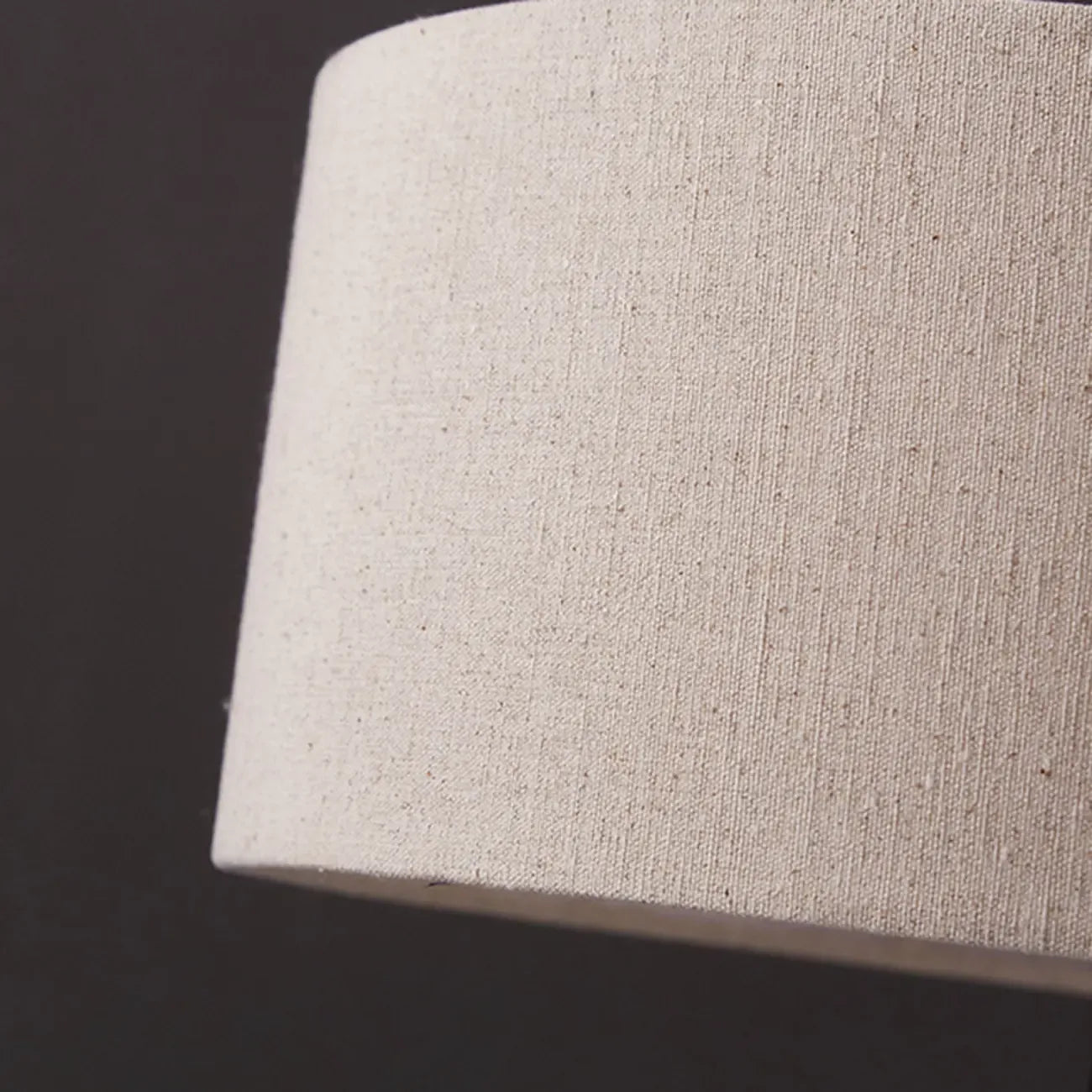 Lampe de table moderne géométrique en tissu, à brancher, pour chambre à coucher