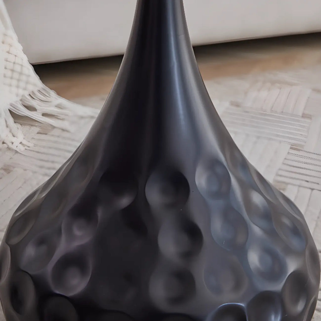 Table d'appoint ronde en marbre avec piédestal en métal pour salon