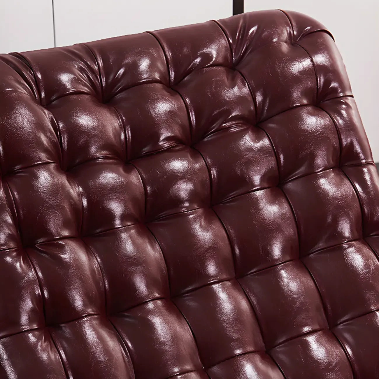 Fauteuil à bascule ergonomique moderne rembourré avec repose-pieds