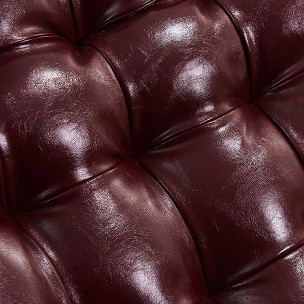 Fauteuil à bascule ergonomique moderne rembourré avec repose-pieds