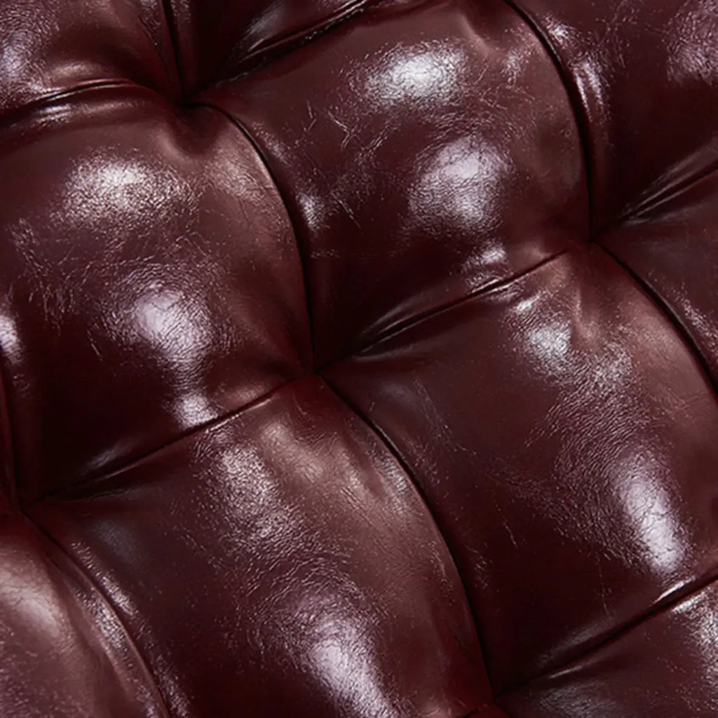 Fauteuil à bascule ergonomique moderne rembourré avec repose-pieds