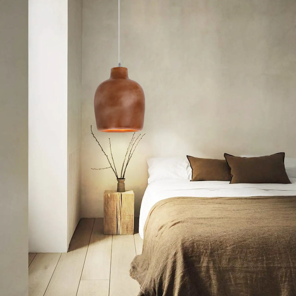 Suspension demi-ovale dégradée noire nordique pour restaurant