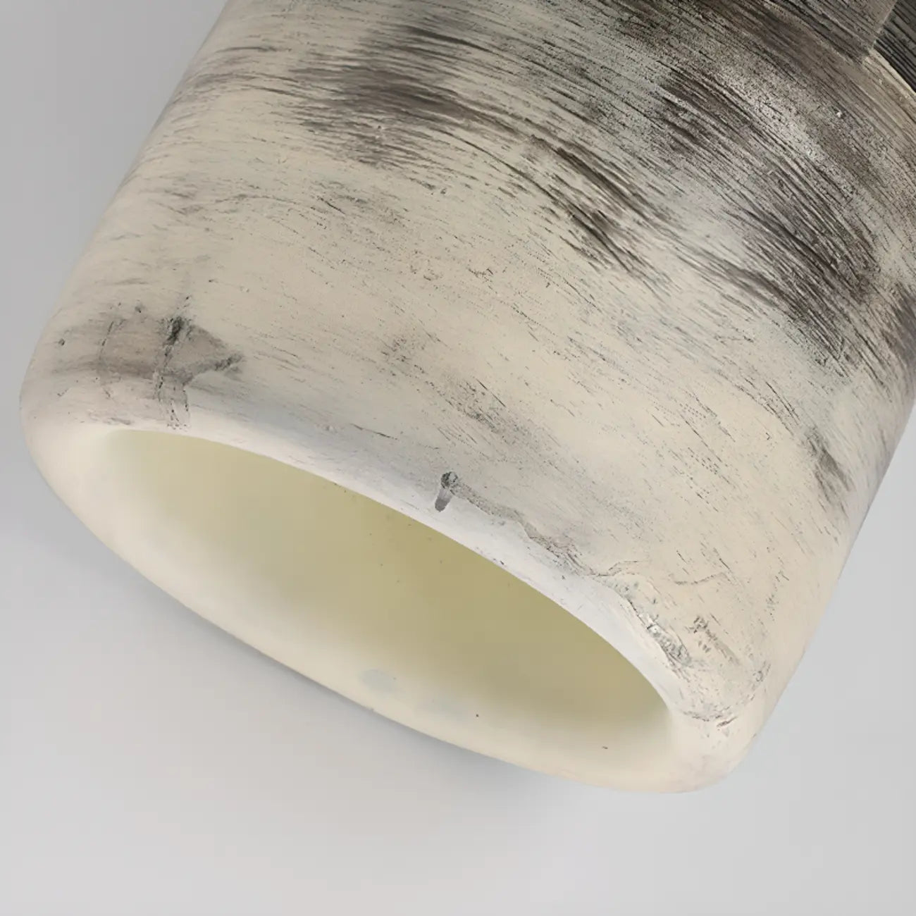 Suspension demi-ovale dégradée noire nordique pour restaurant