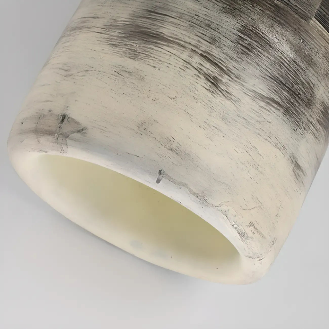 Suspension demi-ovale dégradée noire nordique pour restaurant