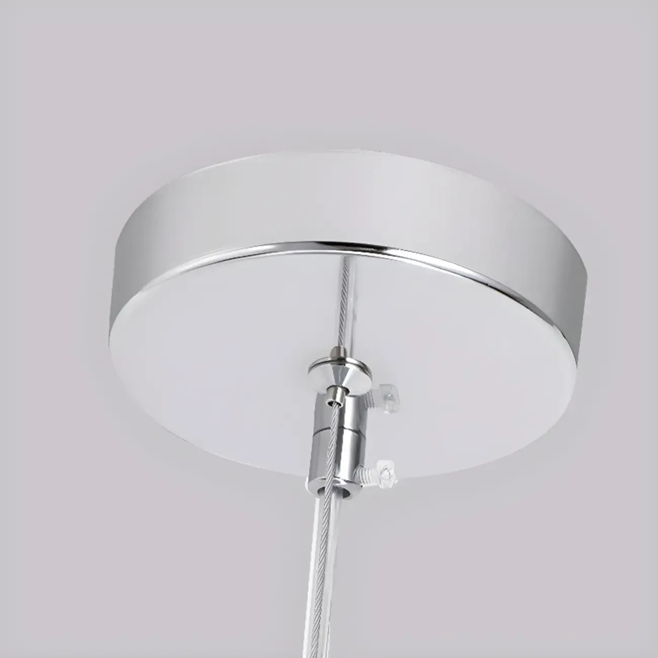 Suspension demi-ovale dégradée noire nordique pour restaurant