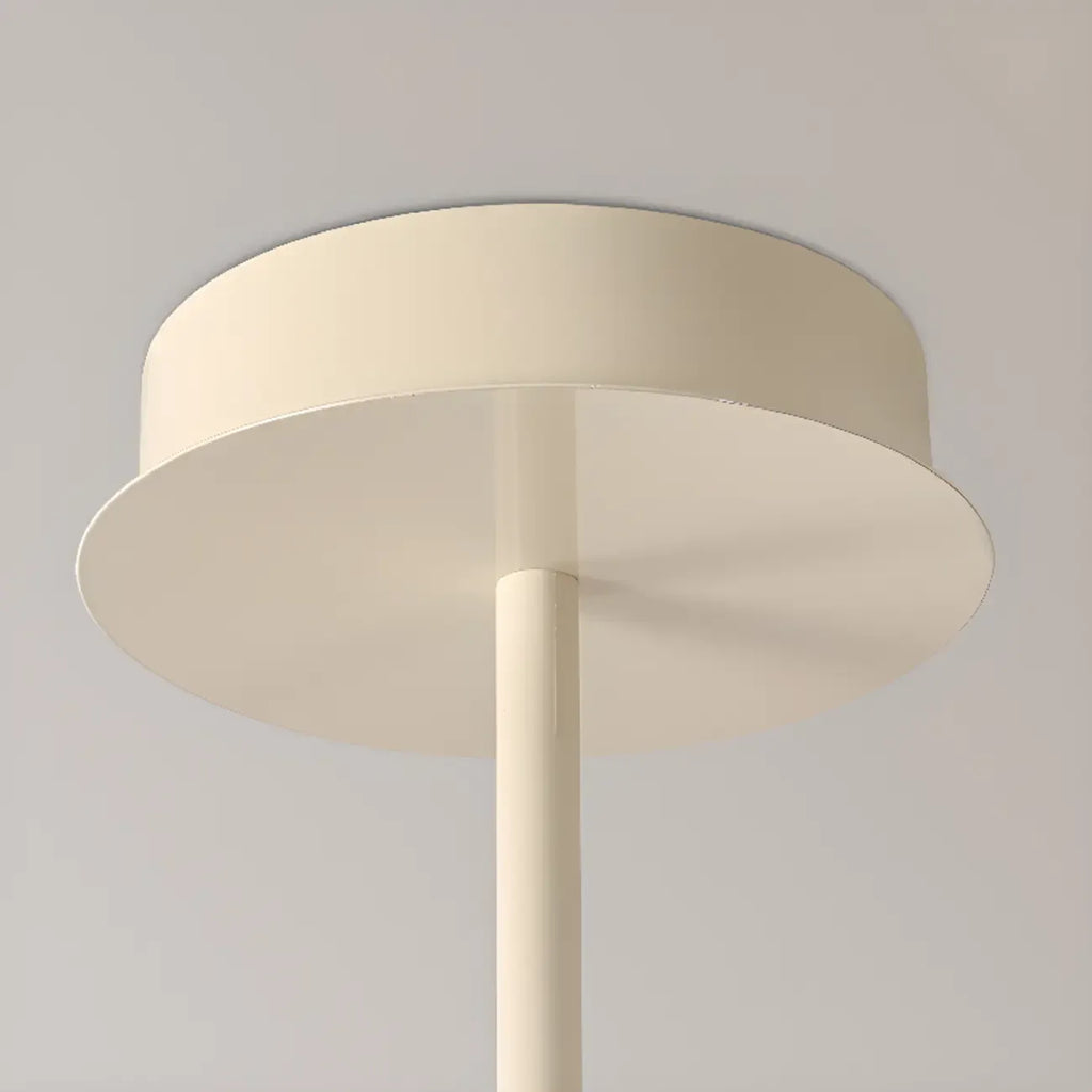 Lustre moderne à LED avec lecteur d'empreintes digitales et variateur à trois vitesses