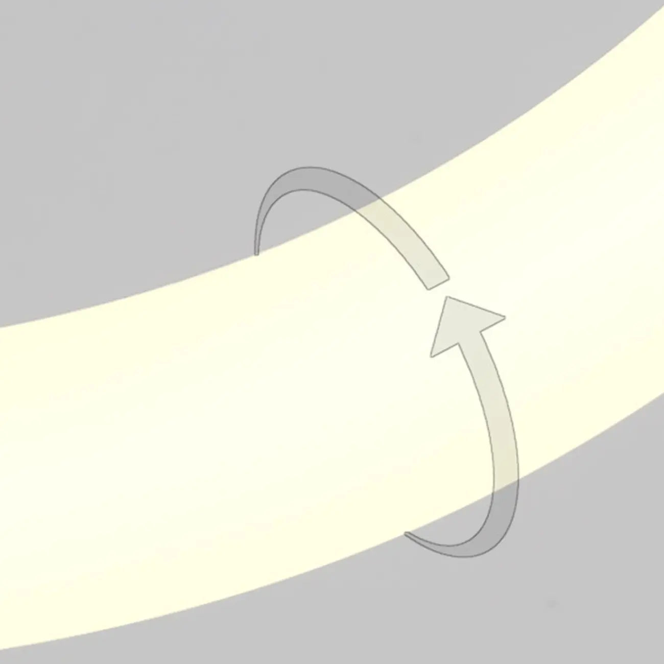 Suspension LED dorée personnalisable pour escalier