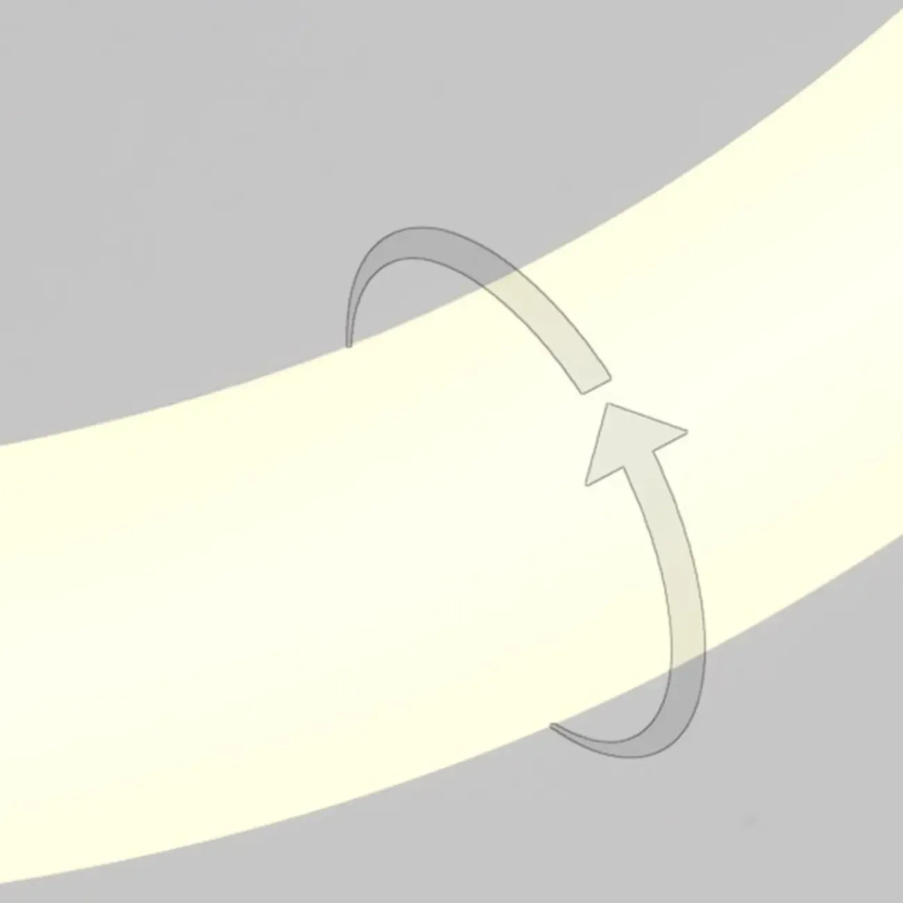 Suspension LED dorée personnalisable pour escalier