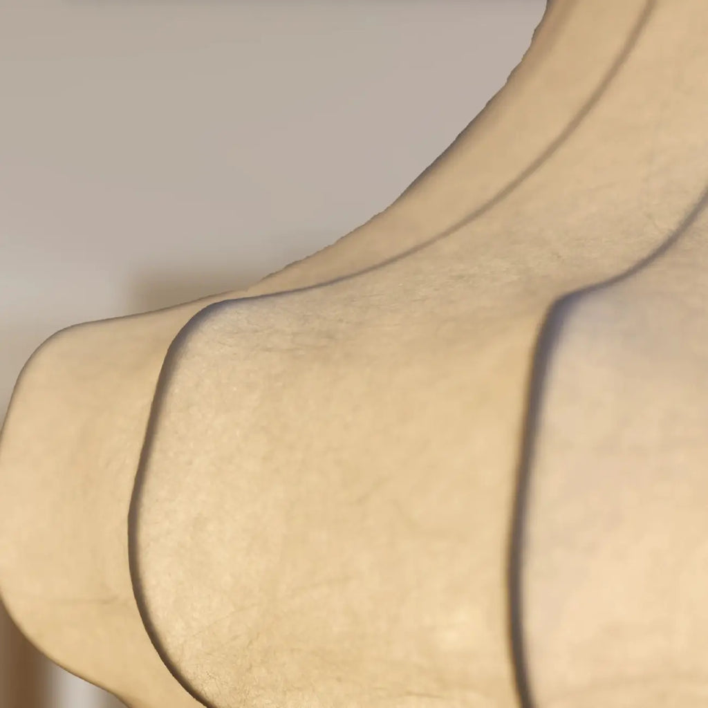 Suspension lanterne design en tissu blanc pour la décoration intérieure