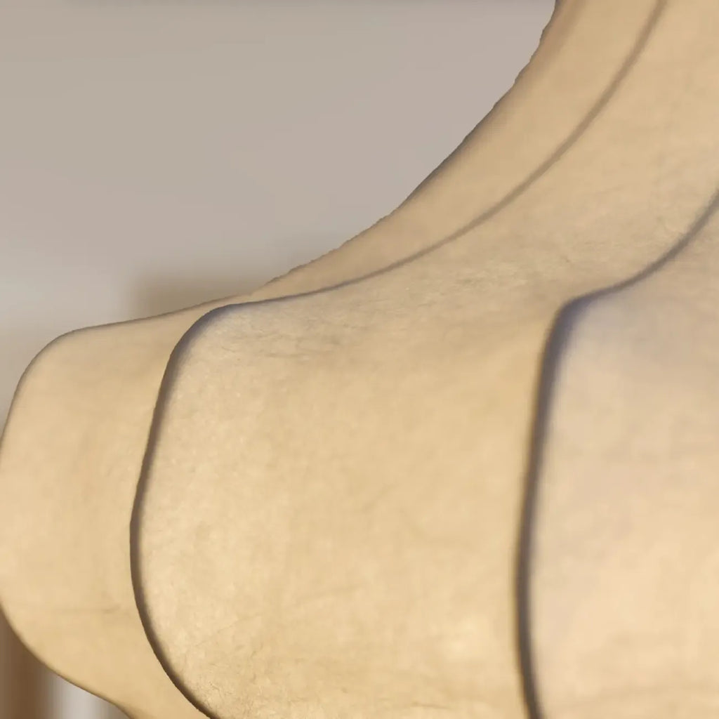 Suspension lanterne design en tissu blanc pour la décoration intérieure