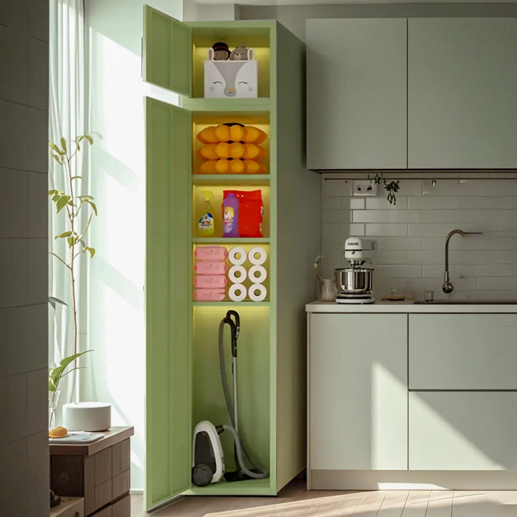 Meuble d'appoint rectangulaire blanc pour le rangement de la maison, style moderne