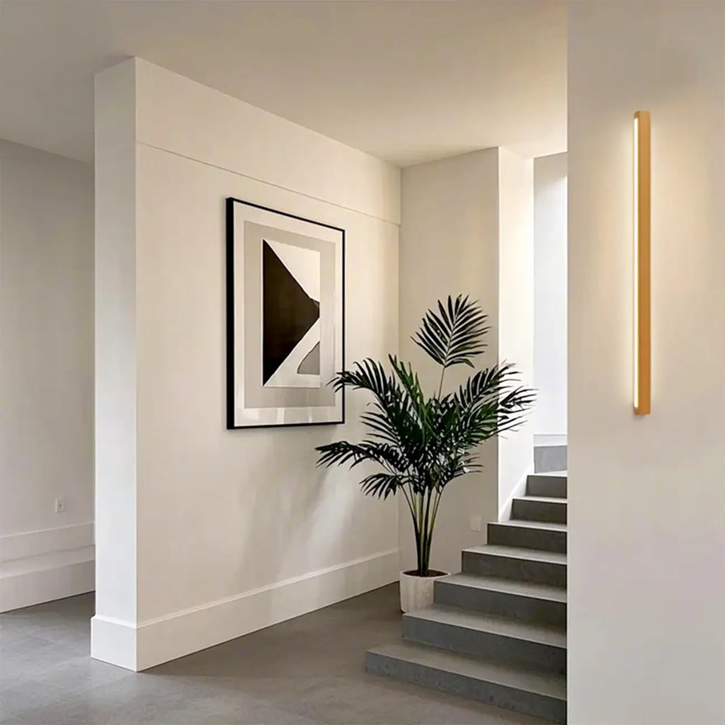 Applique murale LED moderne en bois pour salle de bain, avec variateur à 3 niveaux d'intensité