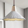 Suspension en bois gris avec motif de feuille de ginkgo pour salon