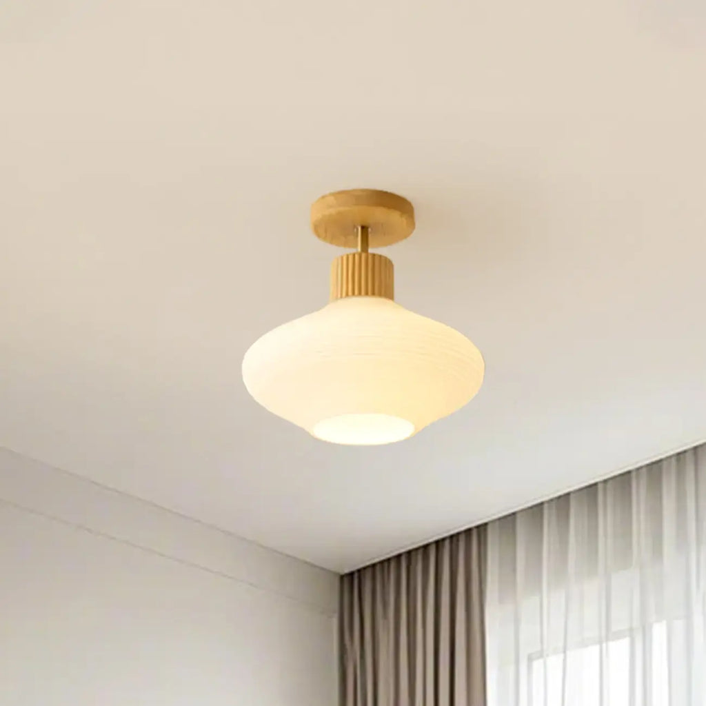 Plafonnier semi-encastré moderne de 5 à 9 pouces pour salon