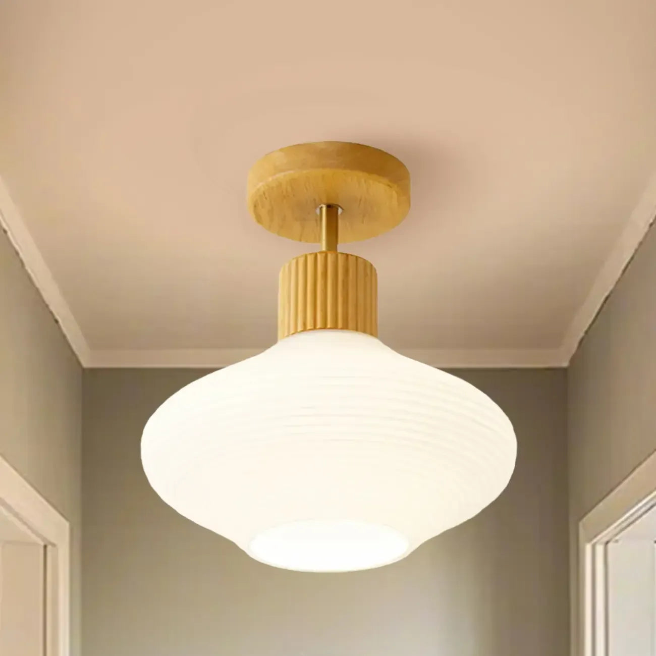 Plafonnier semi-encastré moderne de 5 à 9 pouces pour salon