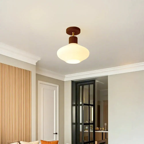 Plafonnier semi-encastré moderne de 5 à 9 pouces pour salon