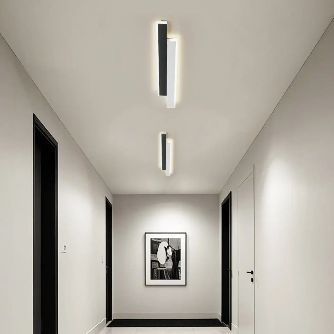 Plafonnier encastré linéaire en acrylique pour salon