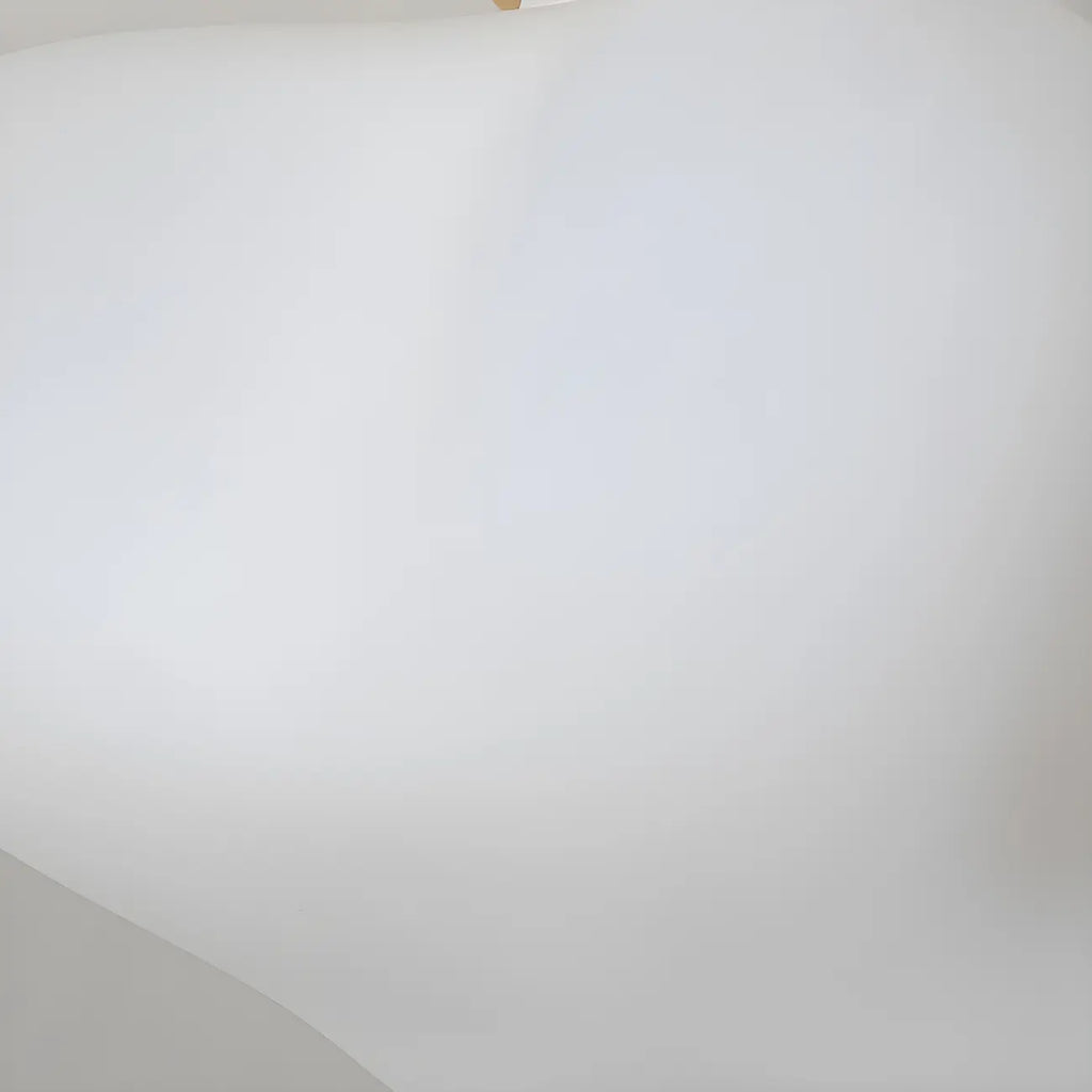 Plafonnier LED semi-encastré moderne en bois pour salon