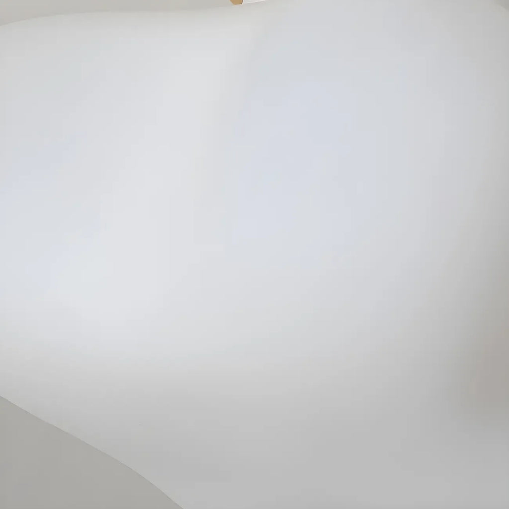 Plafonnier LED semi-encastré moderne en bois pour salon