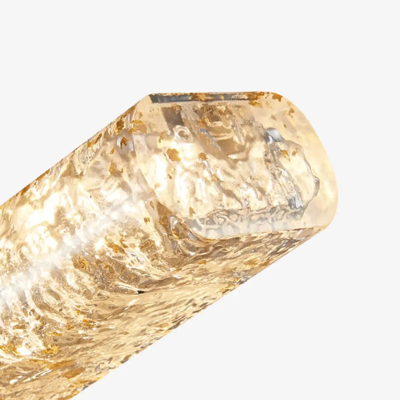 Suspension LED rectangulaire dorée à intensité variable pour îlot de cuisine