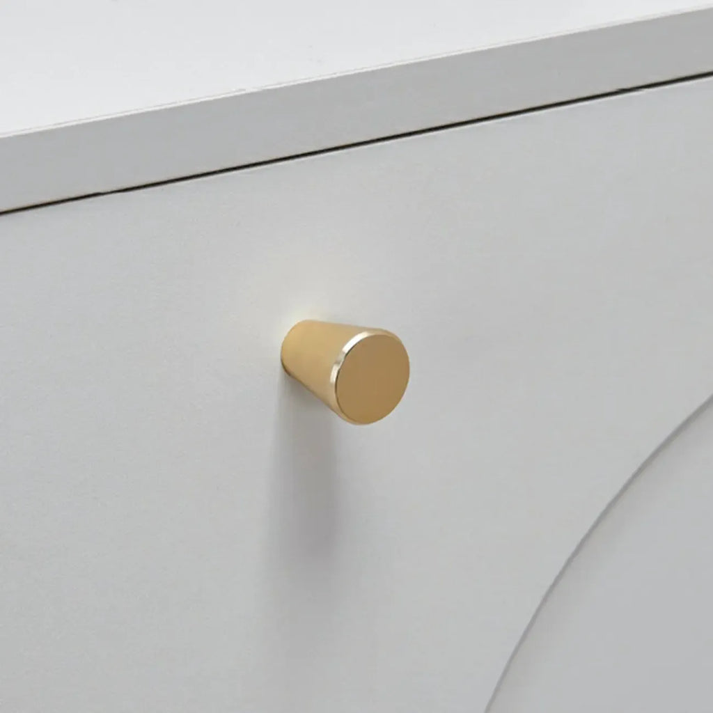 Meuble à chaussures en bois blanc à façade rabattable pour entrée