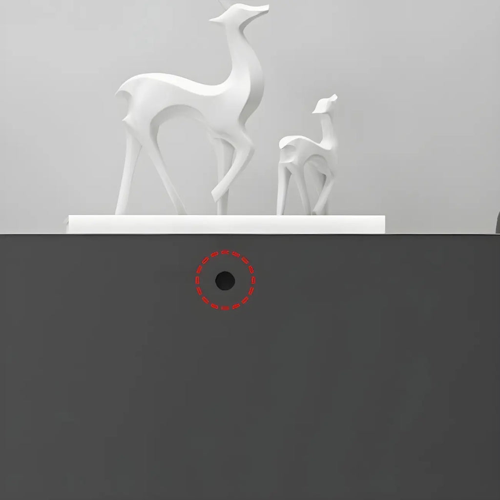 Meuble de rangement à chaussures noir glamour pour entrée avec étagères réglables