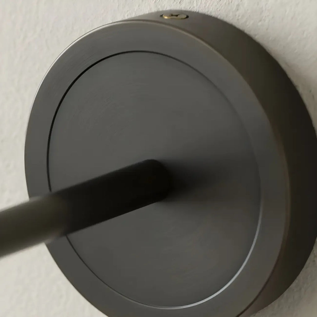 Applique murale ronde moderne en pierre avec éclairage LED pour salon